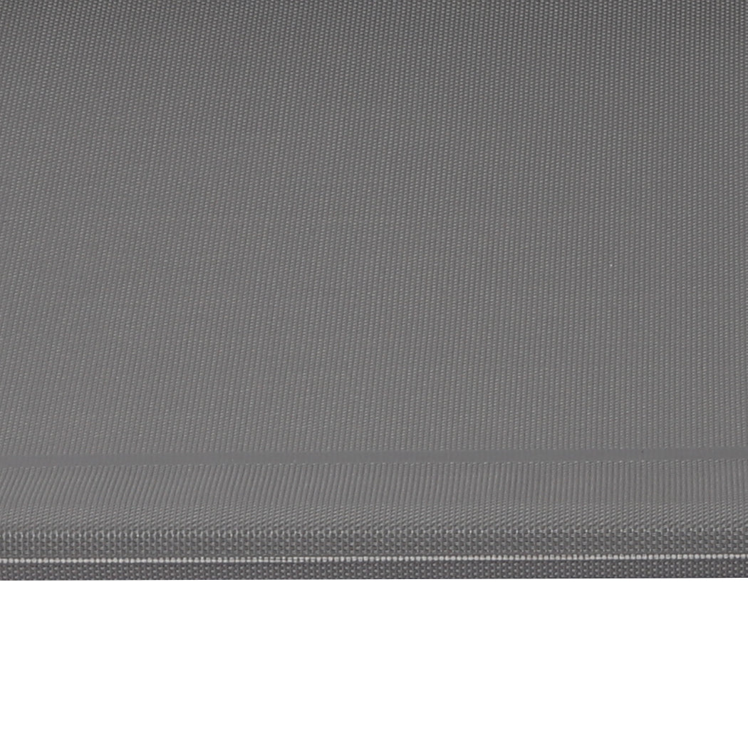 Large Pet Bed Grey Fabric 77x47x15cm
