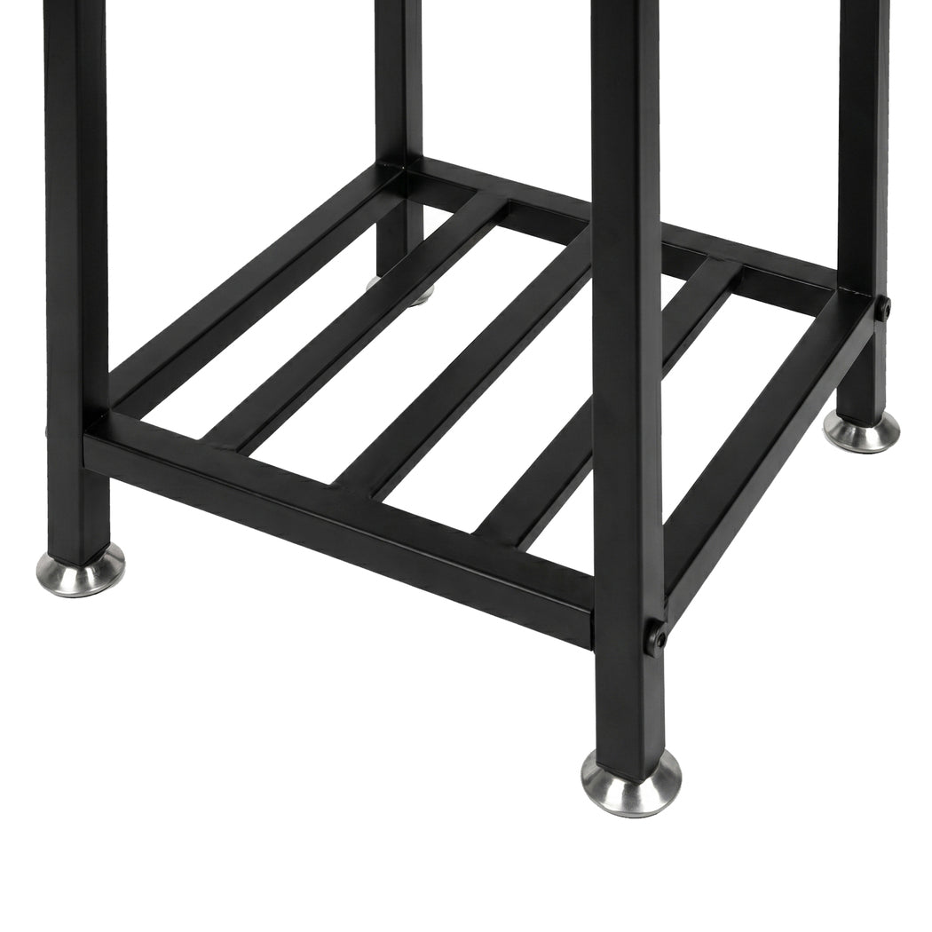 Metal Plant Stand 2 Tier 76cm Indoor Corner Shelf | Simplede