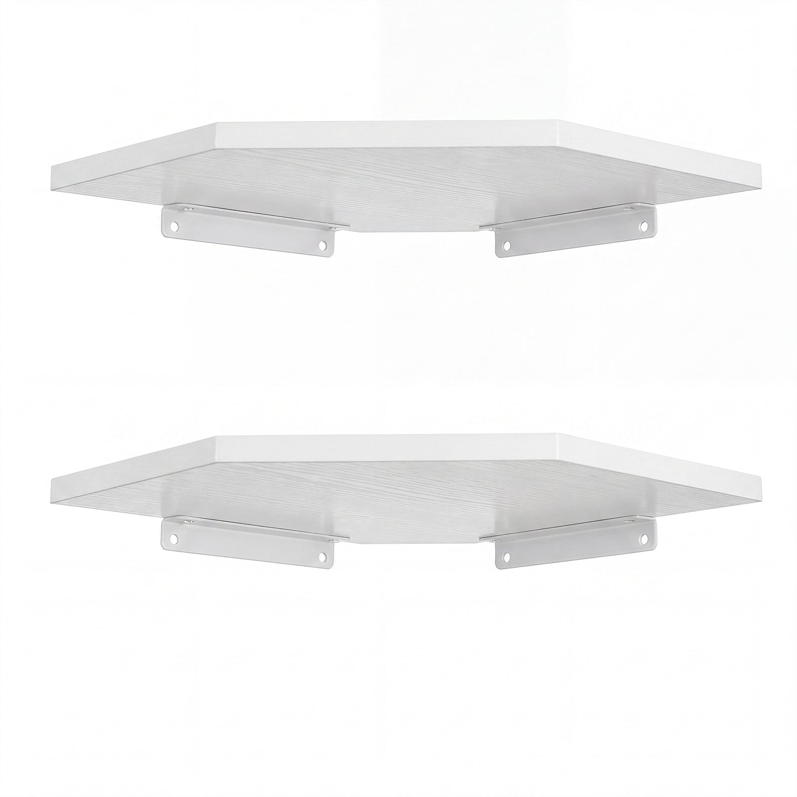 Floating Corner Shelves Wall Mounted 2pc | Simpledeals