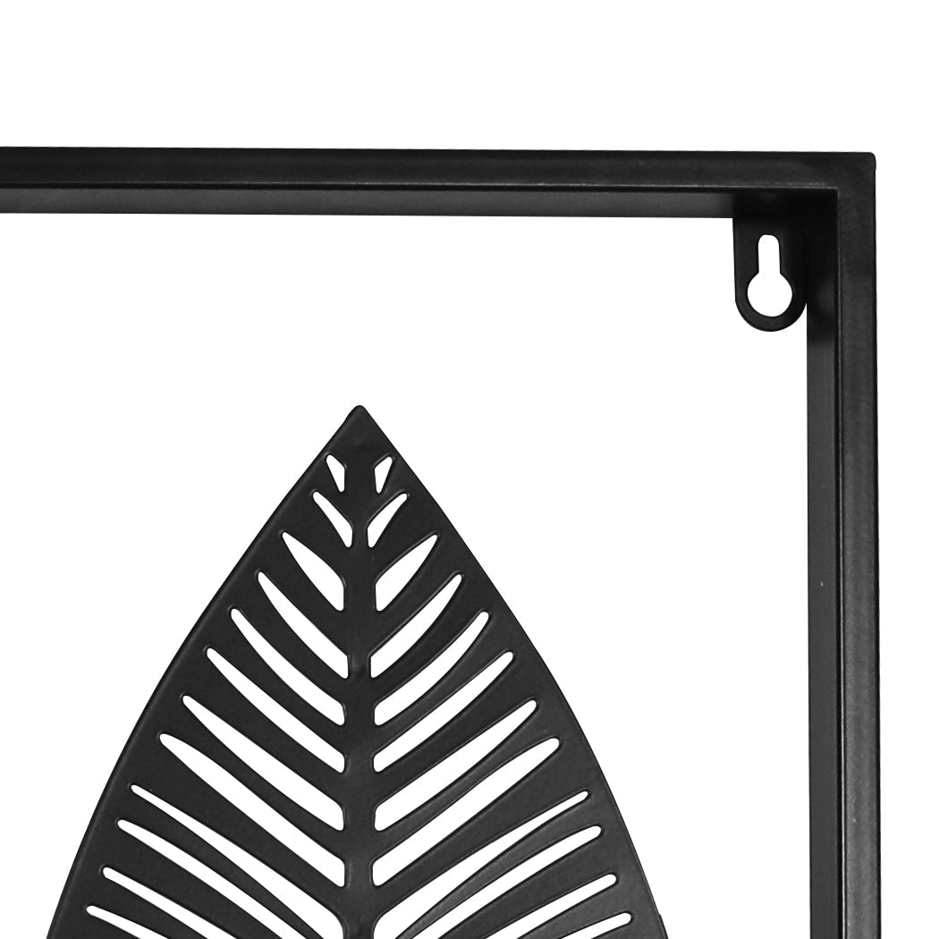Home Decor Large Metal Wall Art Hanging Leaf Tree, Metal finish