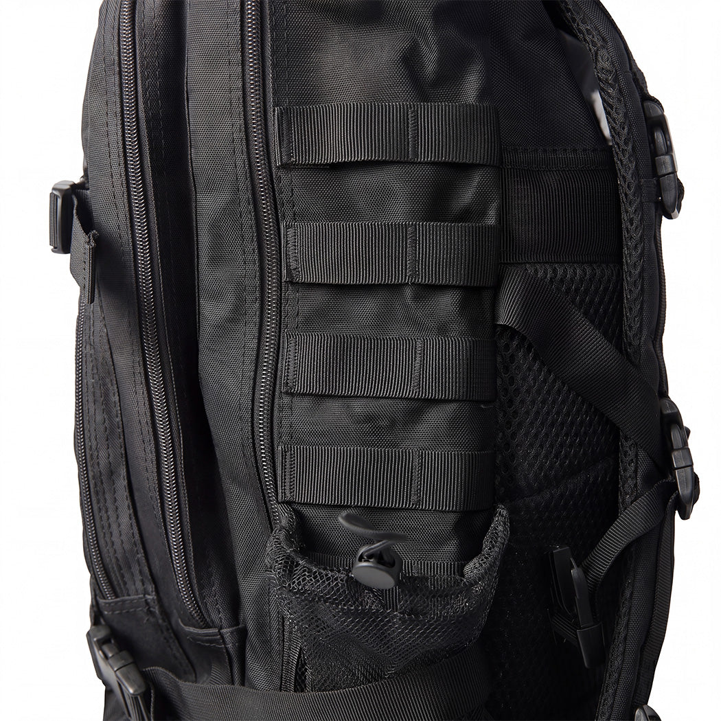 45L Tactical Backpack Hiking Rucksack Black | Simpledeals