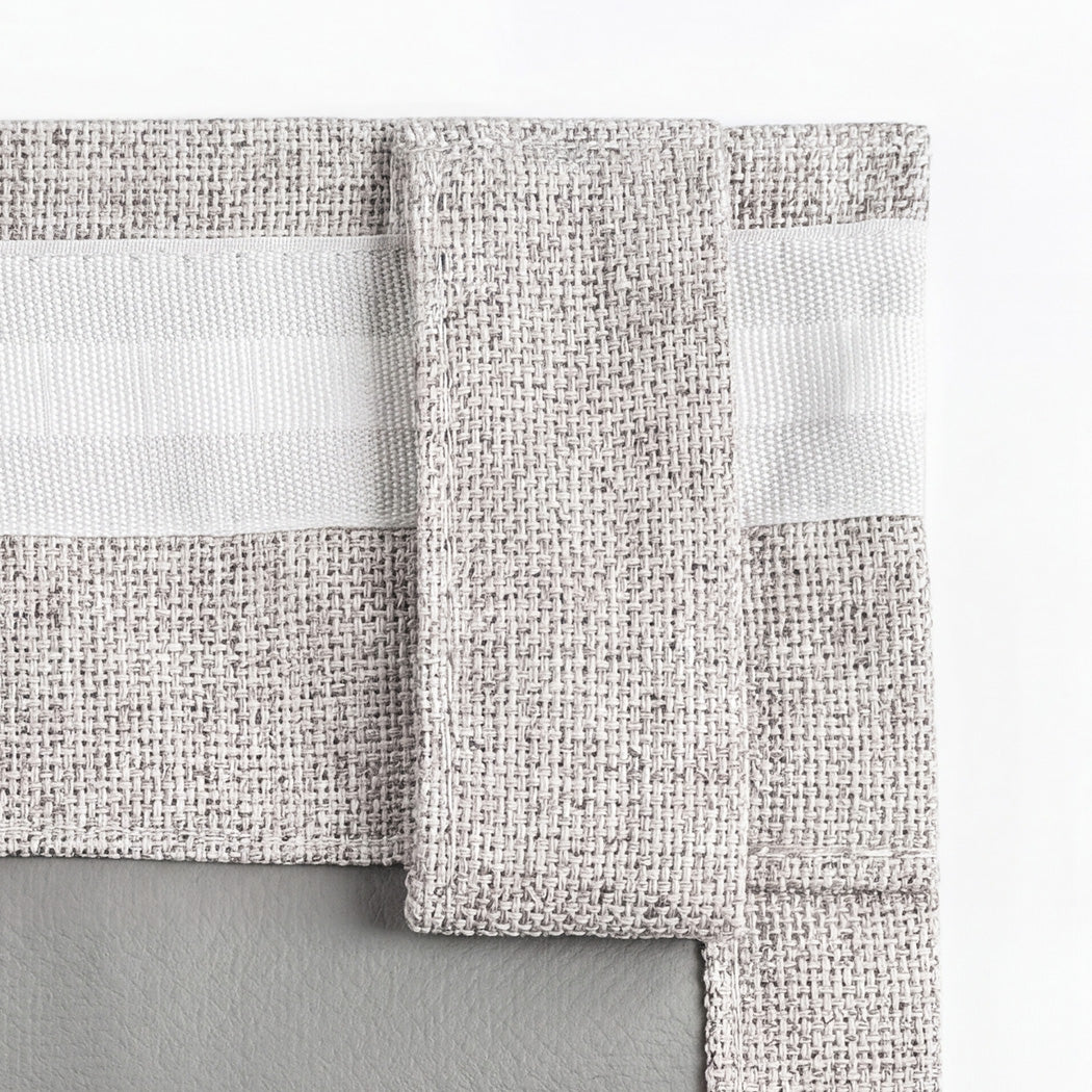 Blackout Curtains Thermal Linen Look 2 Panels | Simpledeals