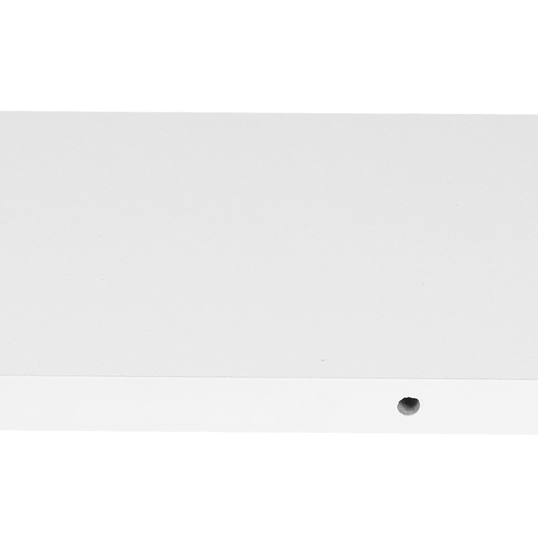 Floating Wall Shelves 6 Pack White MDF | Simpledeals
