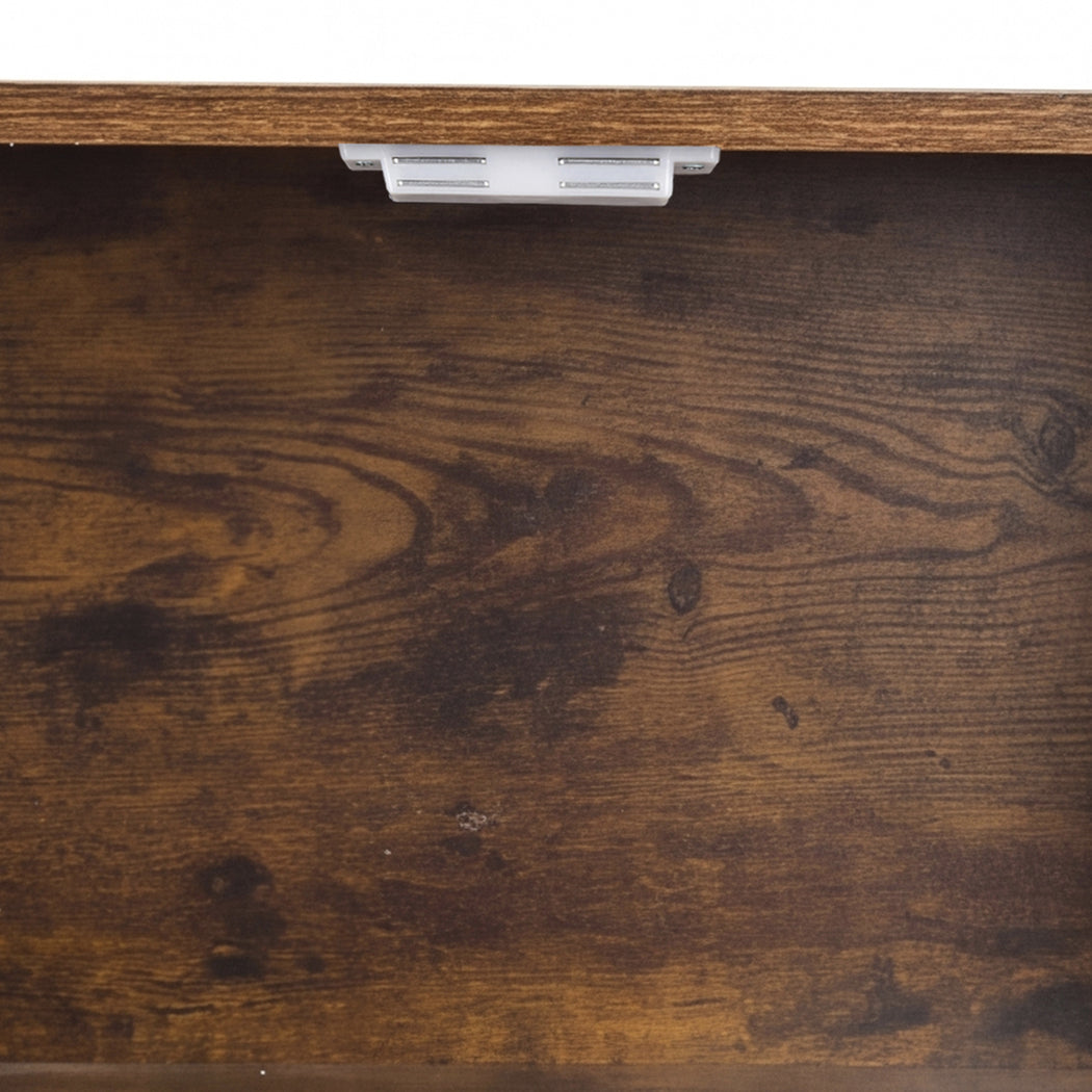 6 Tier Bookshelf Storage Cabinet Adjustable Shelves | Simple