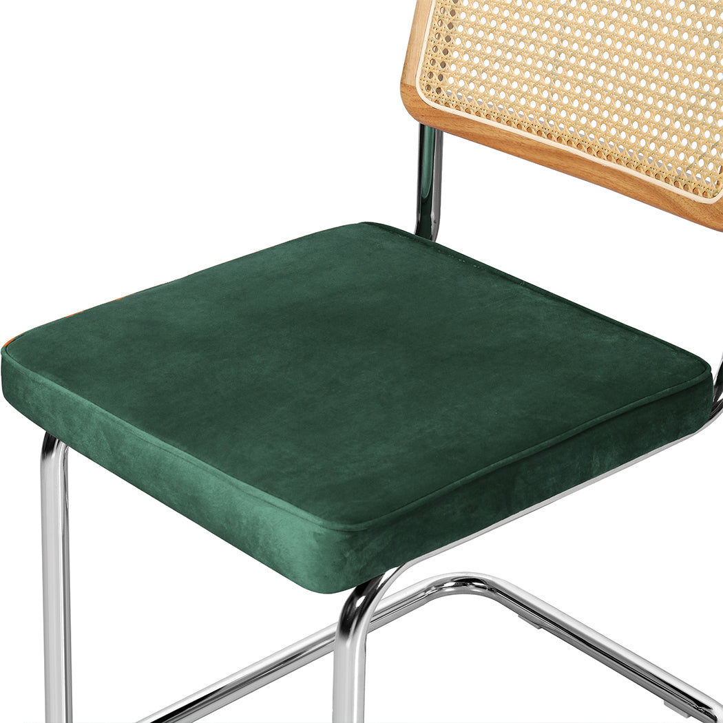 Rattan Dining Chairs Natural 47x53x83cm