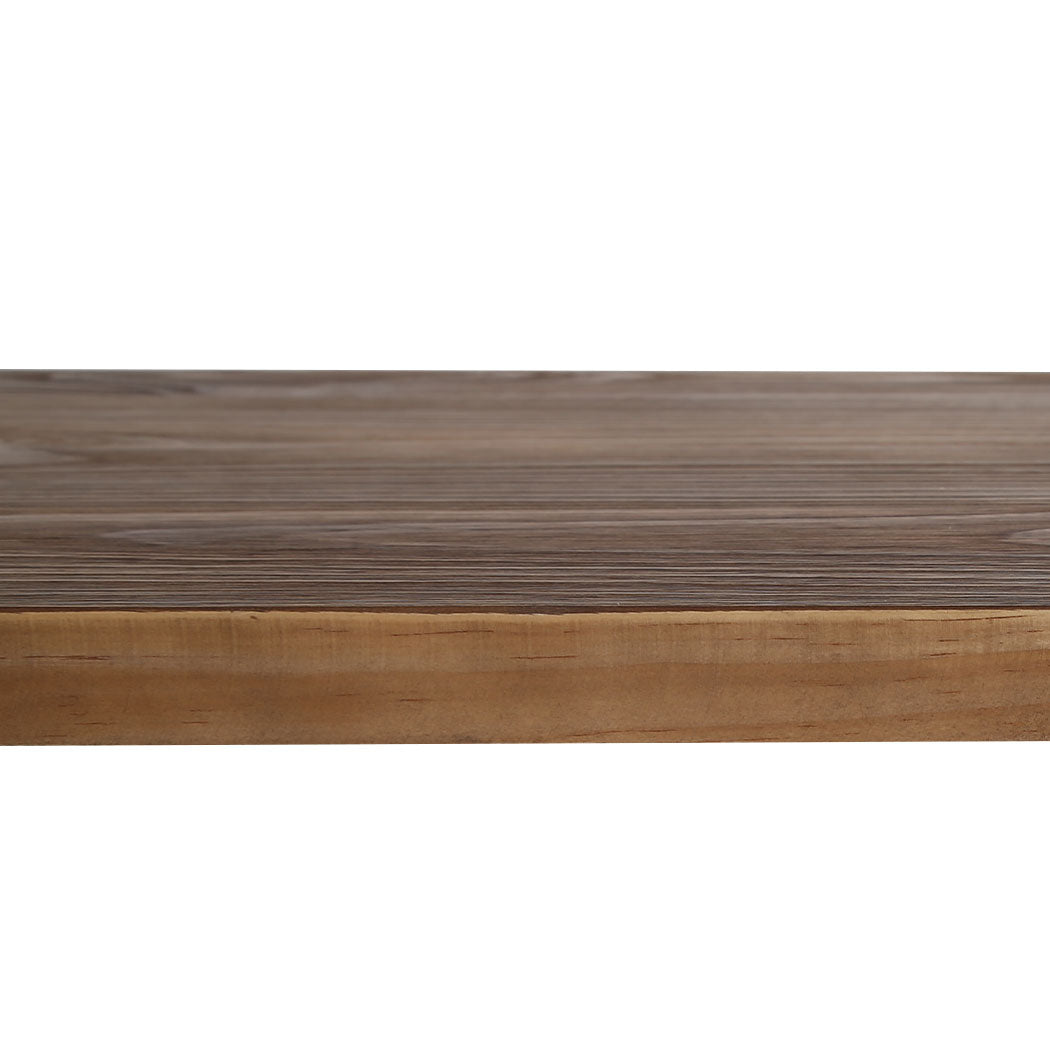Dining Table Industrial Wooden Metal Kitchen Tables 140cm