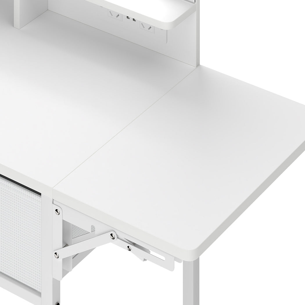 Dressing Table With Led Mirror 83x40x136cm