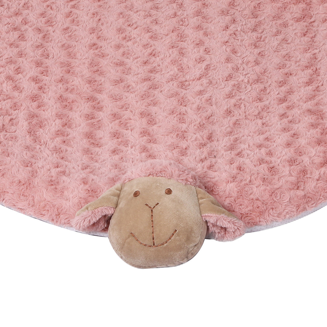 Pet Bed Cat Calming Beds Dog Squeaky L Pink Large