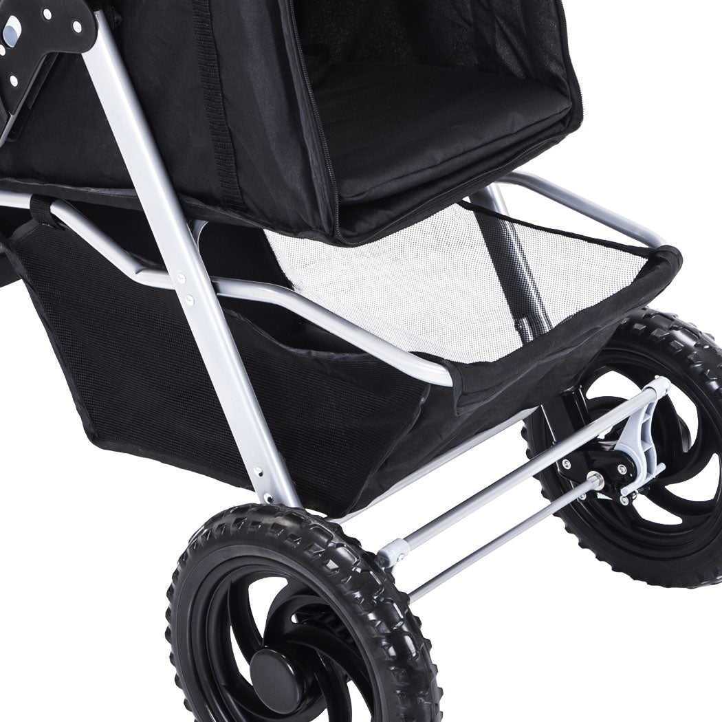 Pet Stroller Pram Dog Carrier Trailer