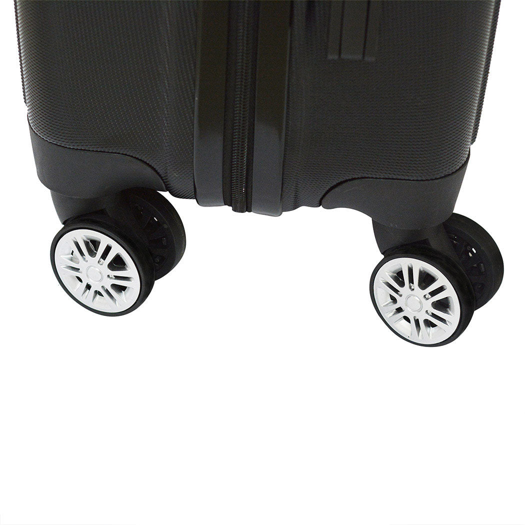 24" Luggage Suitcase Code Black