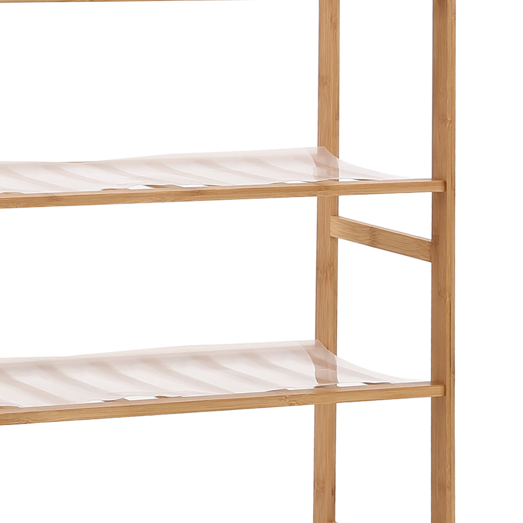 Shoe Rack Bamboo Storage Wooden