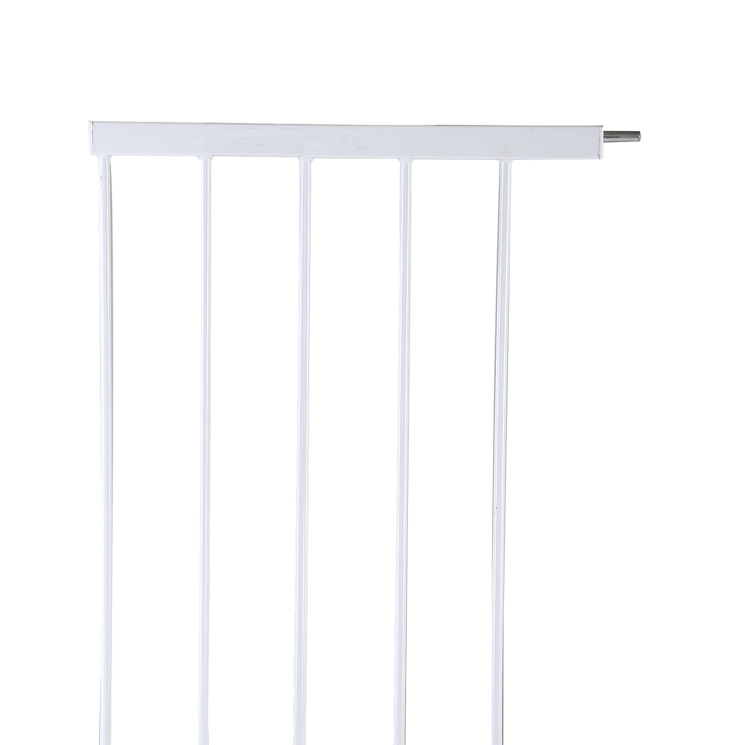 Baby Kids Pet Safety Security Gate Stair Barrier Doors Extension Panels Black and White