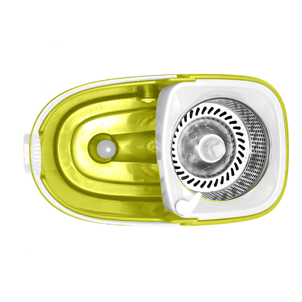 Cleanflo Spin Mop Bucket Set 360 Spinning Green | SC2 id