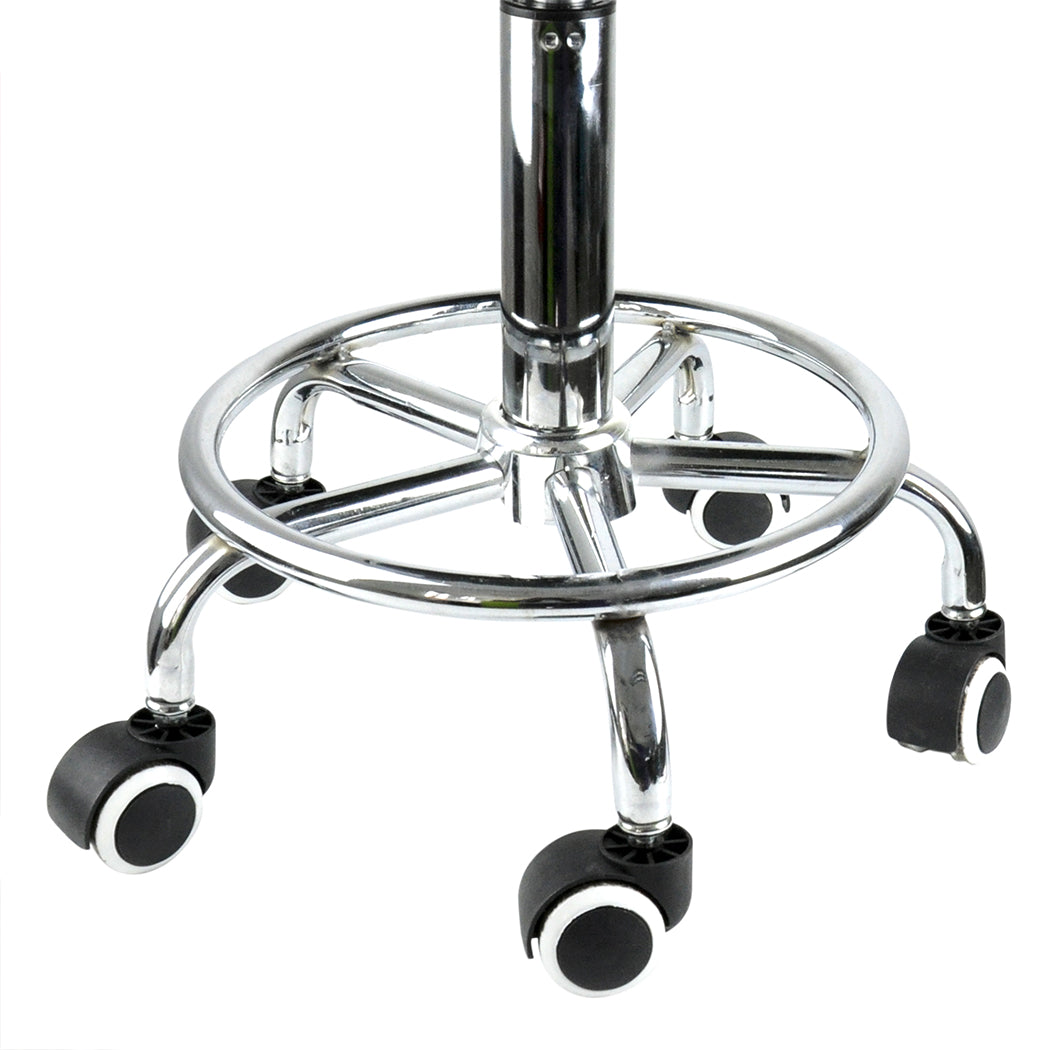 Salon Stool Swivel Barber Stools Red
