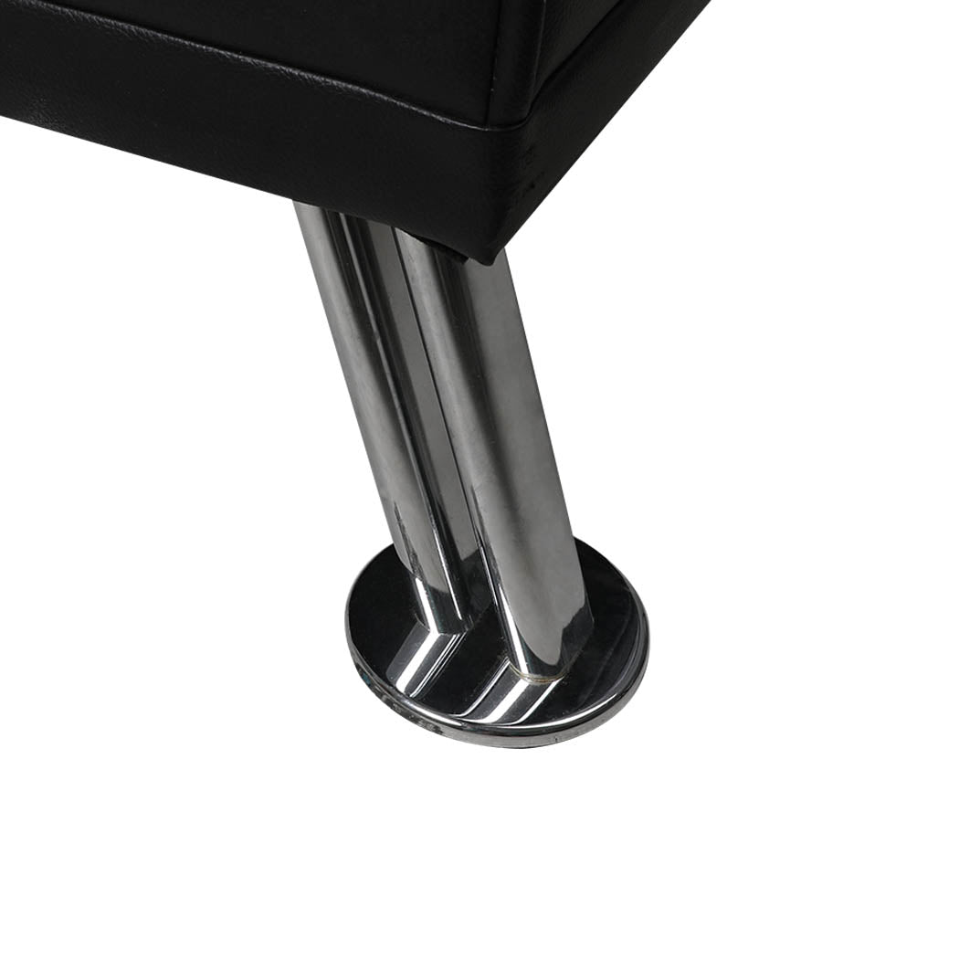 Sofa Bed Adjustable Recliner Black