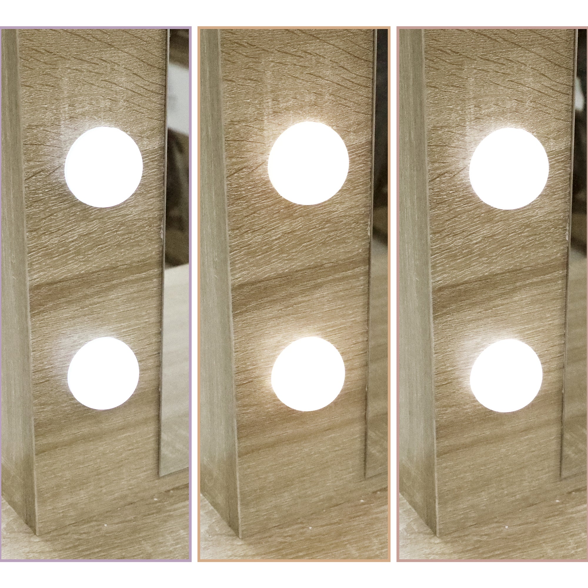 Luxury Dressing Table Stool Set Makeup Mirror Led  Durable Frame