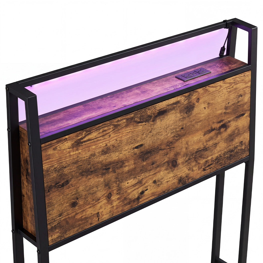 Single LED Bed Frame USB Charging Storage | Simpledeals
