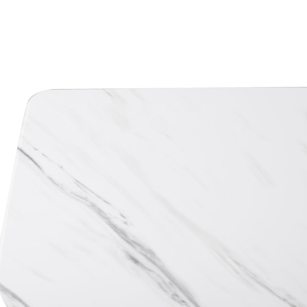 Versatile Standing Desk Sofa Bed Side Table White No Slots, White colour