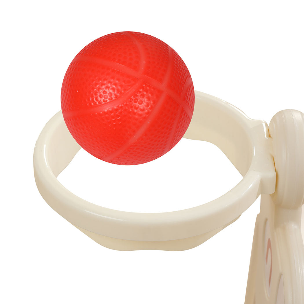 Kids Slide Swing Set Cream