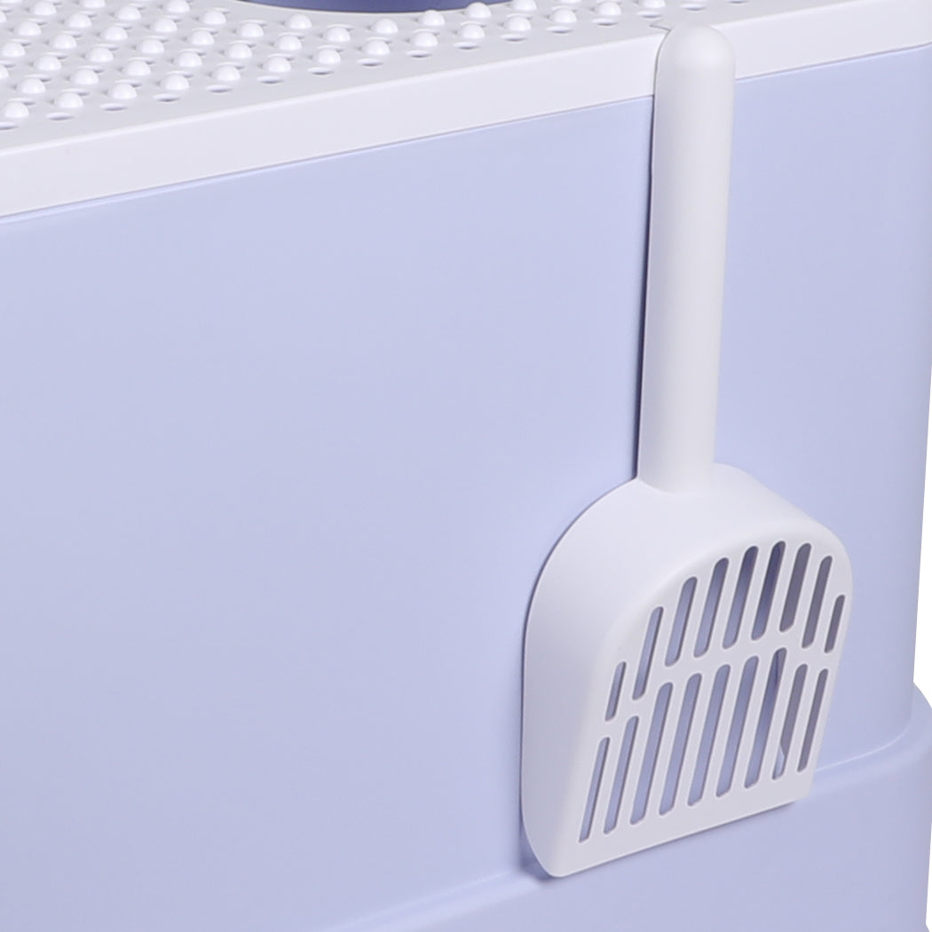 Cat Litter Box Fully Enclosed Toilet Purple | SC4 id