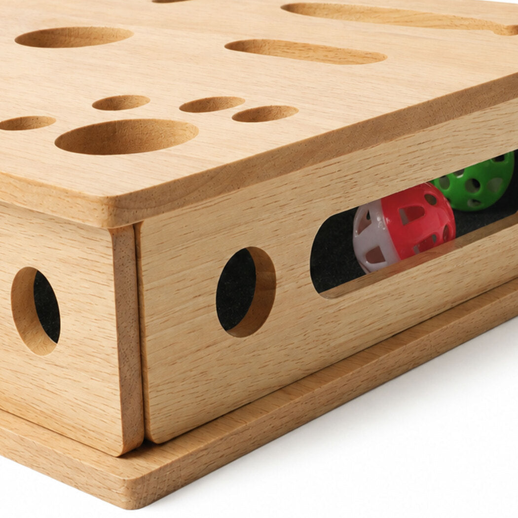 Cat Nail File Scratcher Large Wood 39x30x8cm