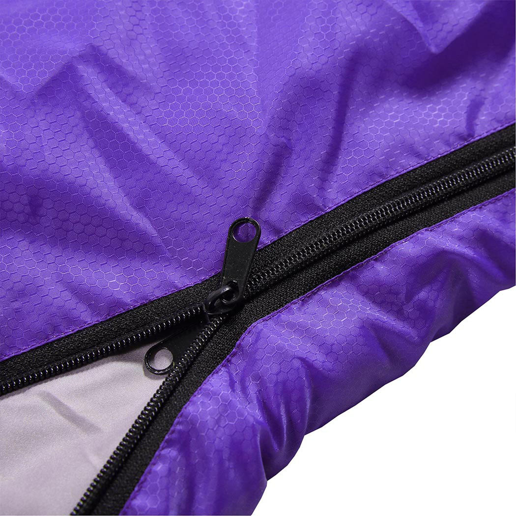 Single Sleeping Bag Bags Outdoor Purple