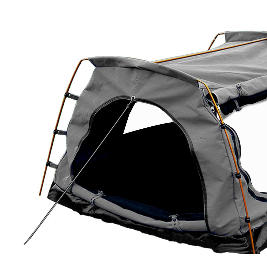 King Single Swag Camping Swags Grey