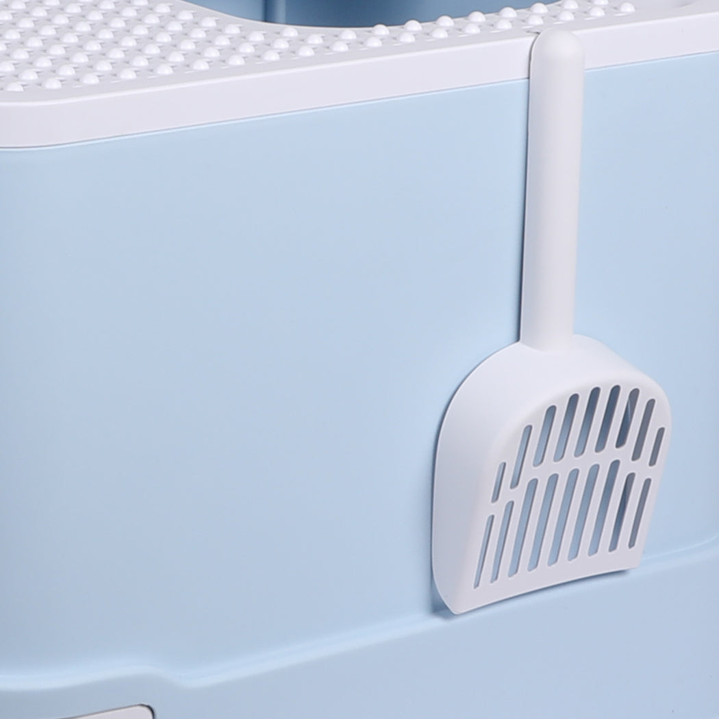 Cat Litter Box Fully Enclosed Kitty Blue | SC4 id