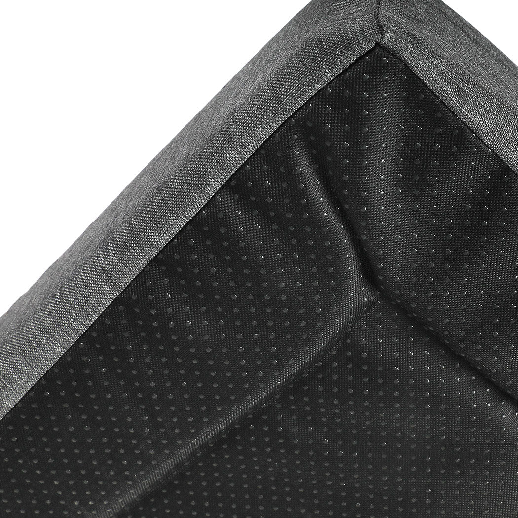 Memory Foam Dog Bed Large Grey 78x52x13cm