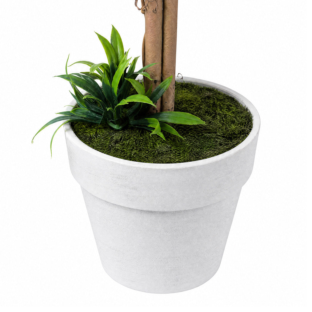 Artificial Lavender Topiary Set Green 24x24x60cm