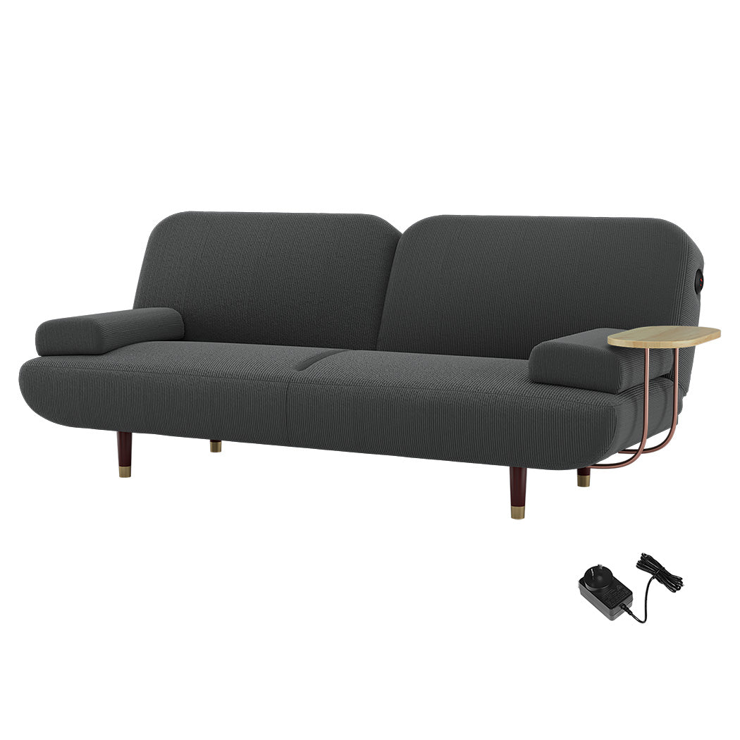 Luxury CONVERTIBLE SOFABED WITH USB CHARGE AND SIDE TABLE Durable