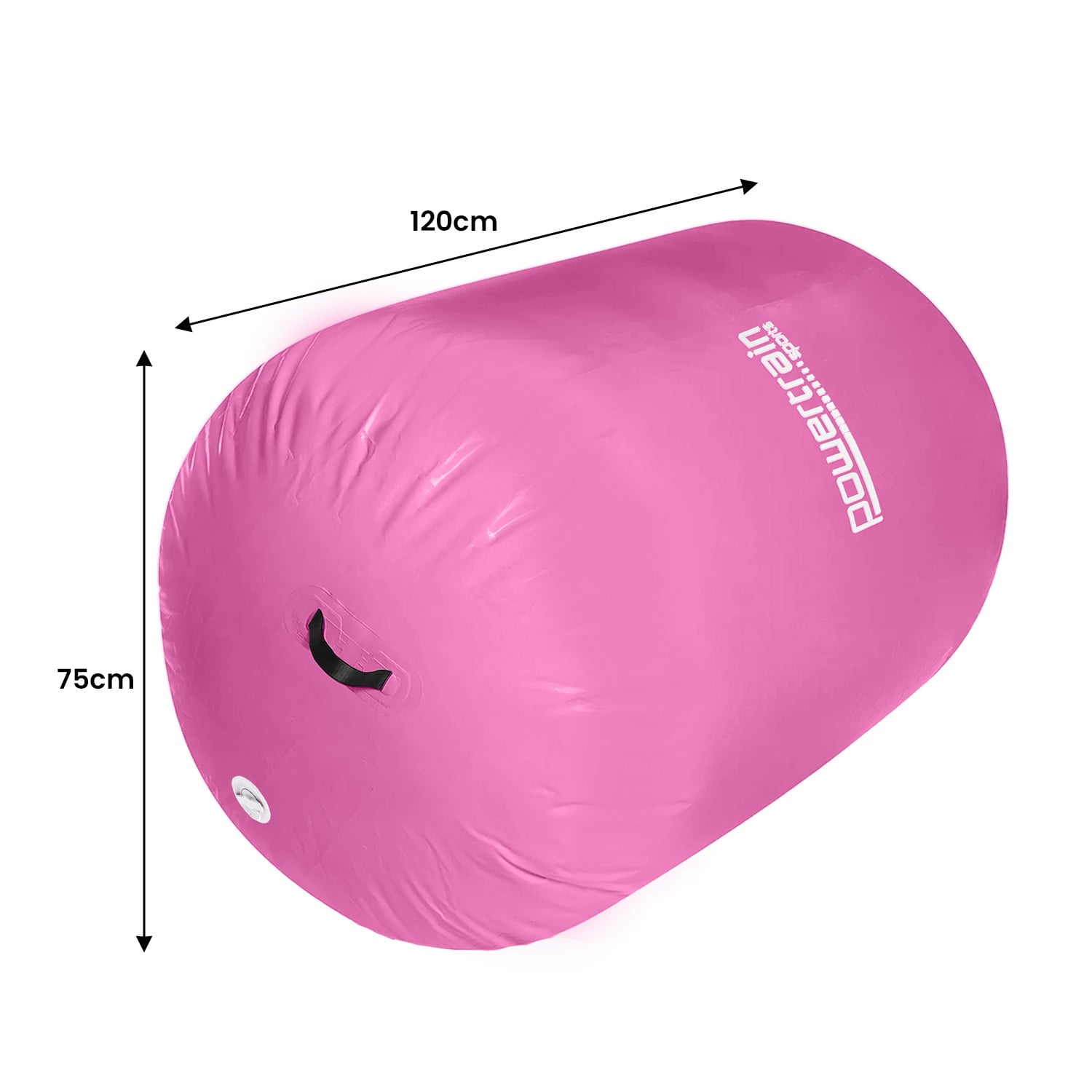 Inflatable Exercise Roller Pink 120x75cm