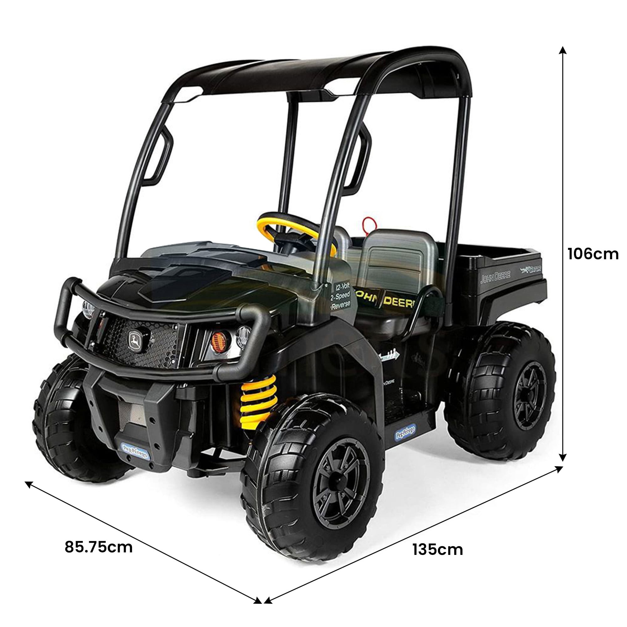 Kids Ride On Car Dual Seat 135x85.75x106cm