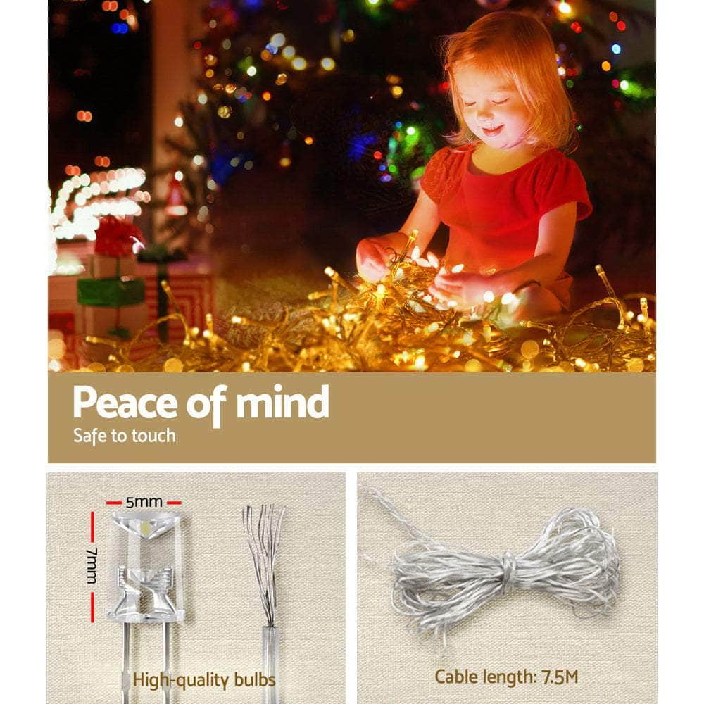 Illuminate the Night 12.5M 500 LED Solar Icicle Christmas Lights