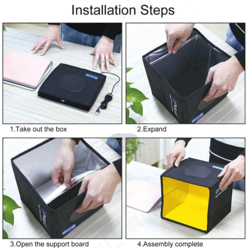 Illuminate Your Shots: Portable 30Cm Photo Studio Led Tent
