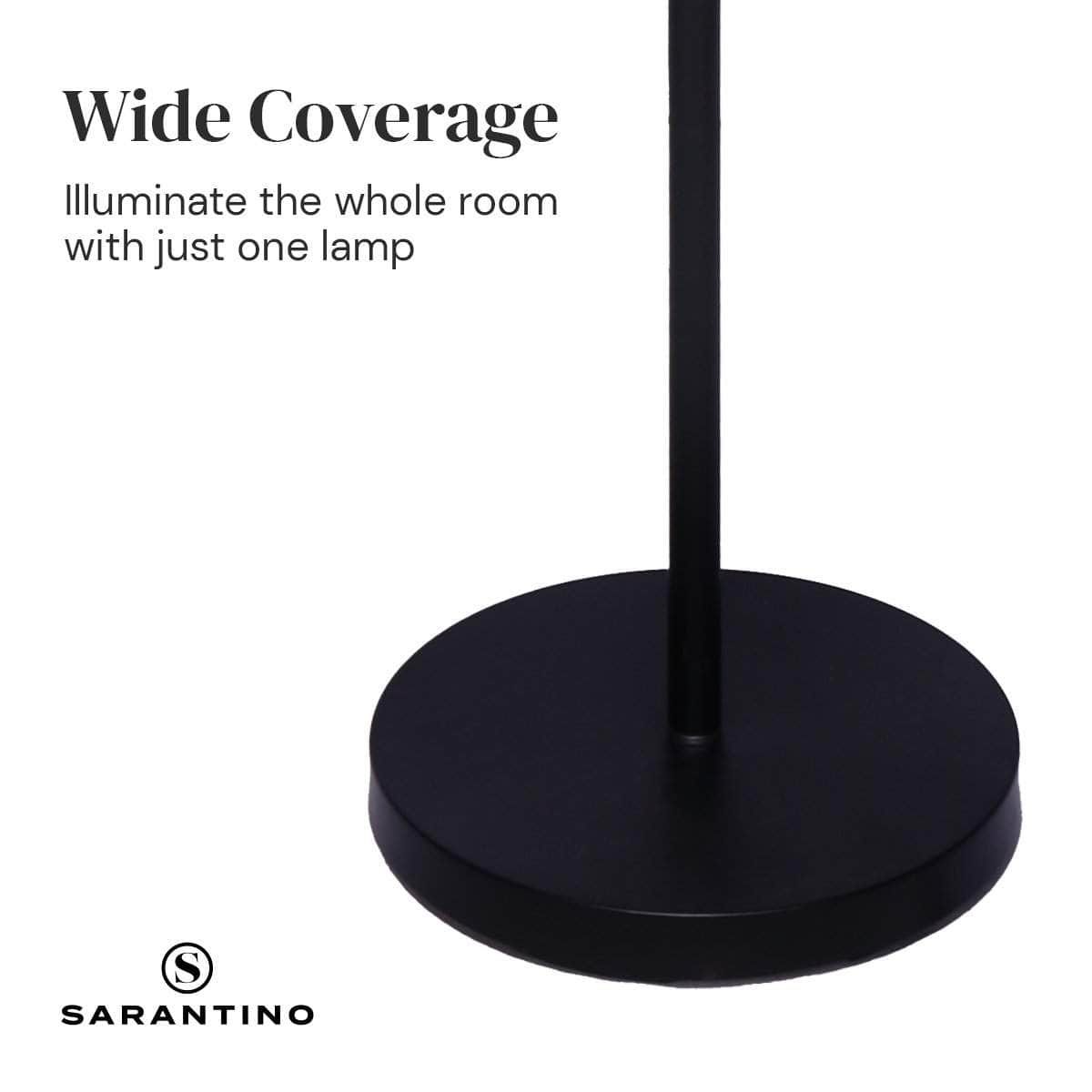 Illuminate Your Space: 4-Light Industrial Floor Lamp