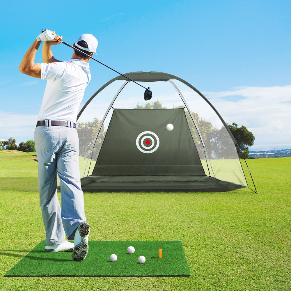 3M Golf Practice Net And Training Mat Set Driving Target Black - Improve Your Skills - photo 19