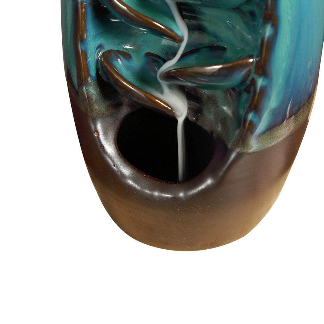 Incense Burner Mountain Waterfall Smoke