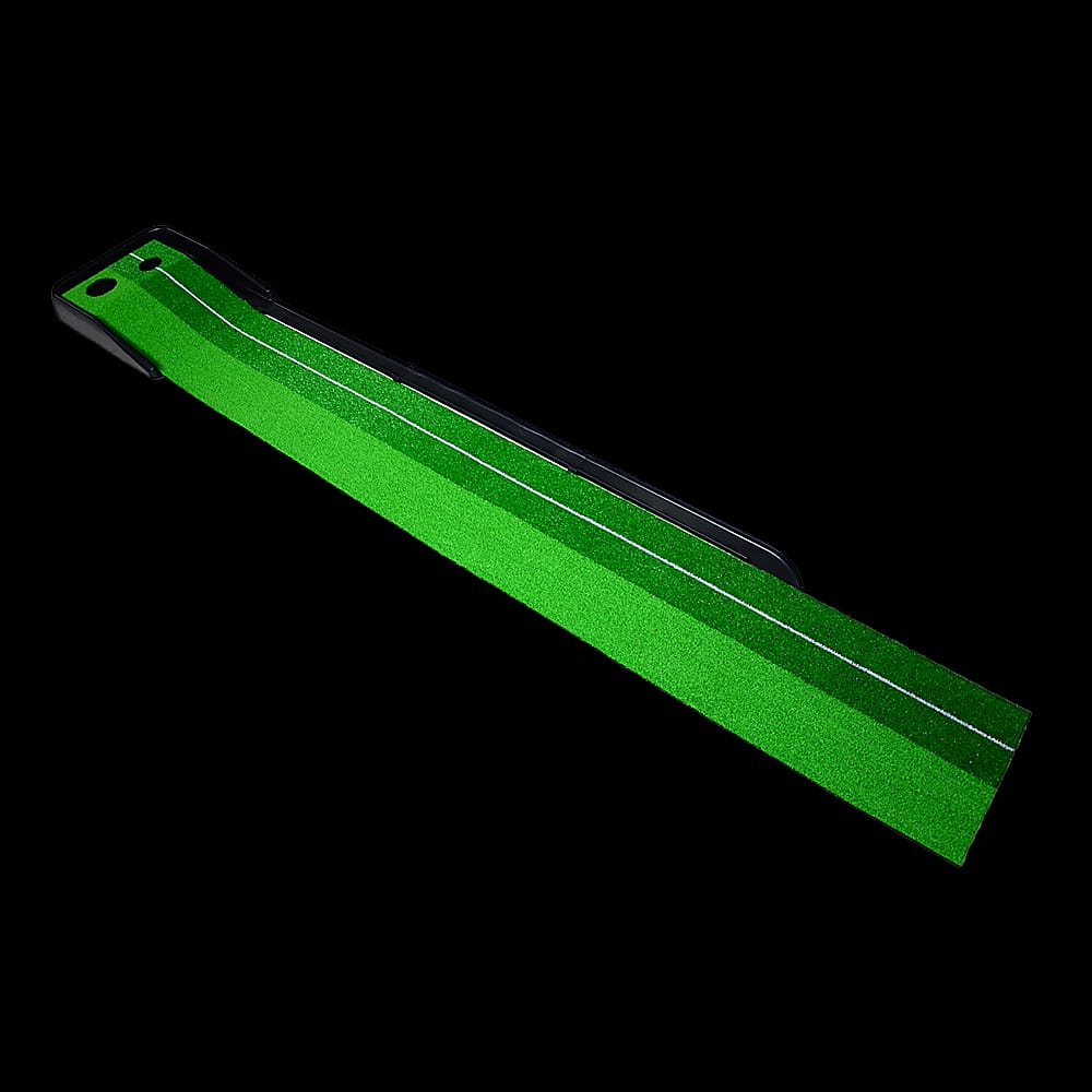 Indoor Practice Putting Green - Inclined Ball Return Mat | Golf Training Aids