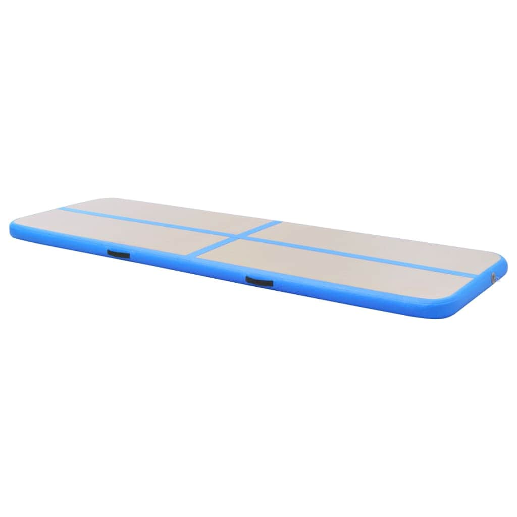 Inflatable Gymnastics Mat with Pump Blue