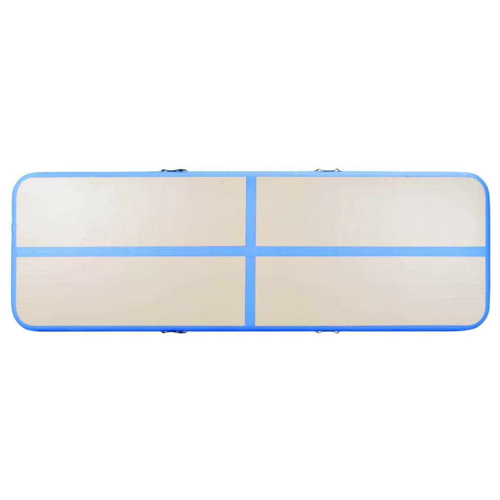 Inflatable Gymnastics Mat with Pump Blue