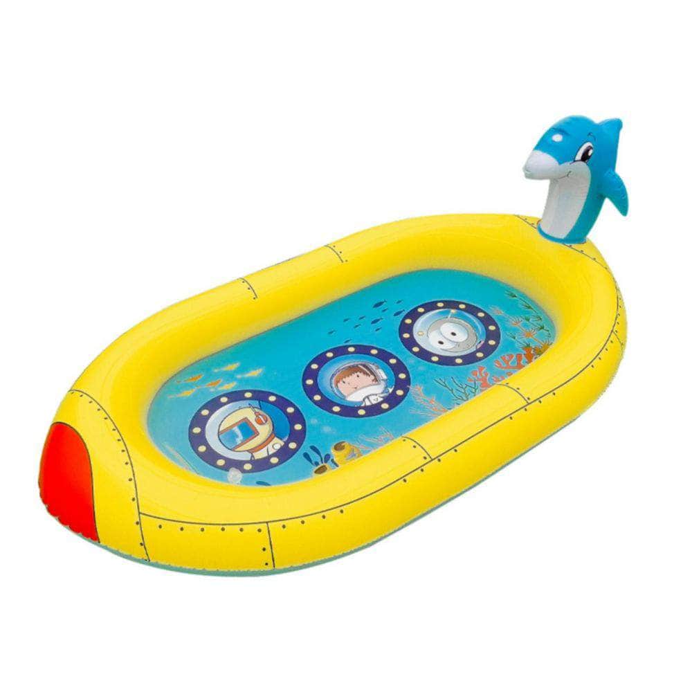 Inflatable Sprinkler Pool For Kids - Submarine