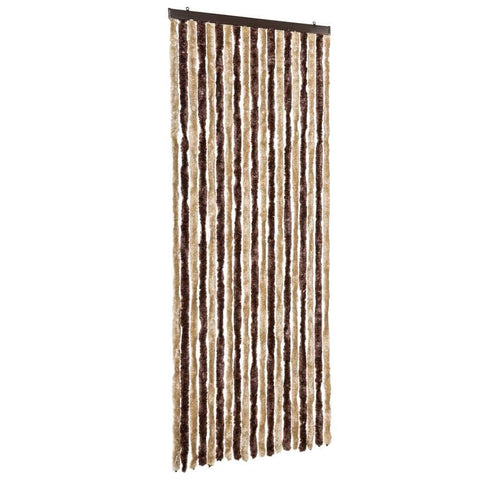 Insect Curtain Beige and Light Brown