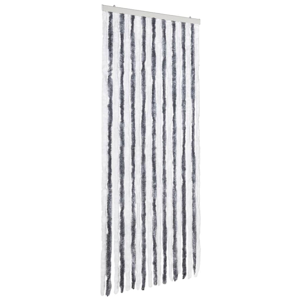 Insect Curtain Grey and White