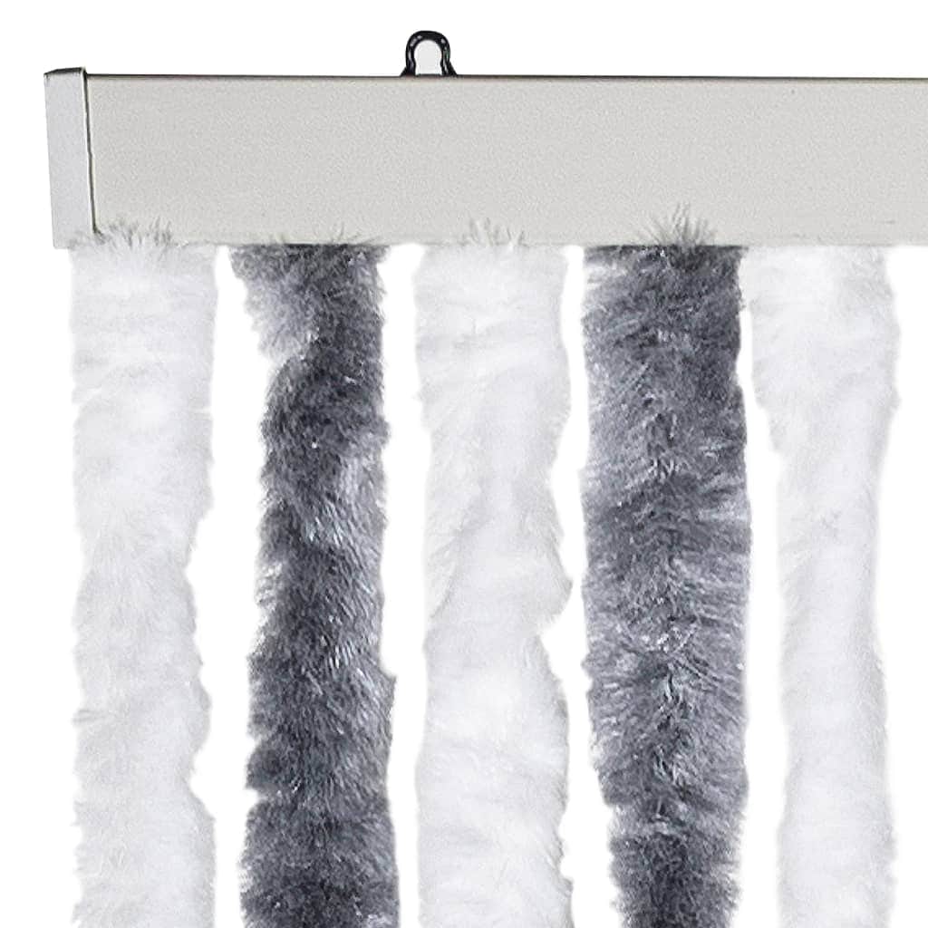 Insect Curtain Grey and White