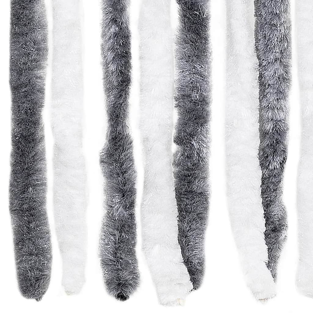 Insect Curtain Grey and White