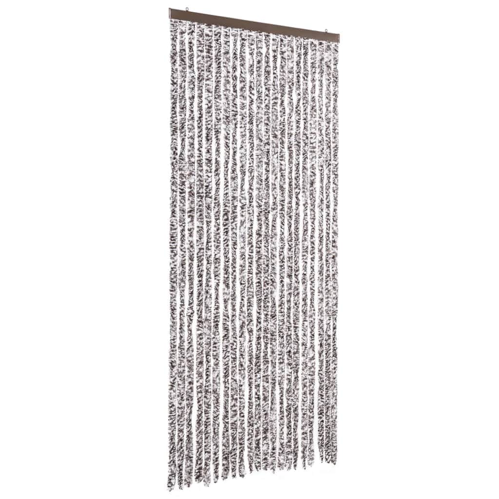 Insect Curtain Polypropylene Chenille Brown and Beige