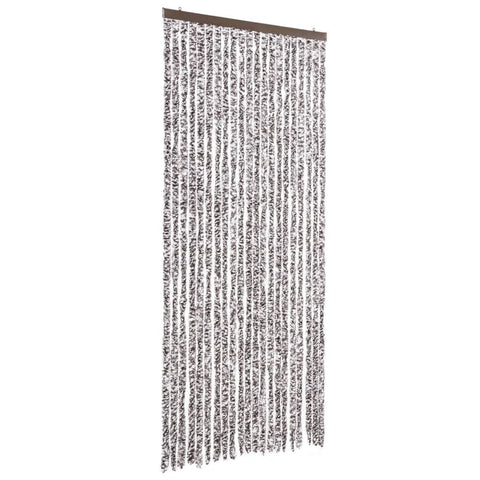 Insect Curtain Polypropylene Chenille Brown and Beige