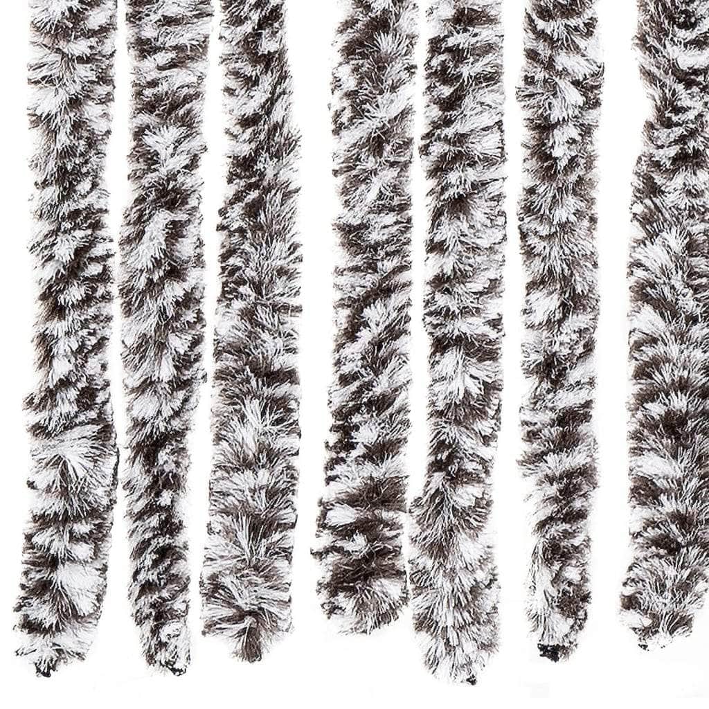 Insect Curtain Polypropylene Chenille Brown and Beige