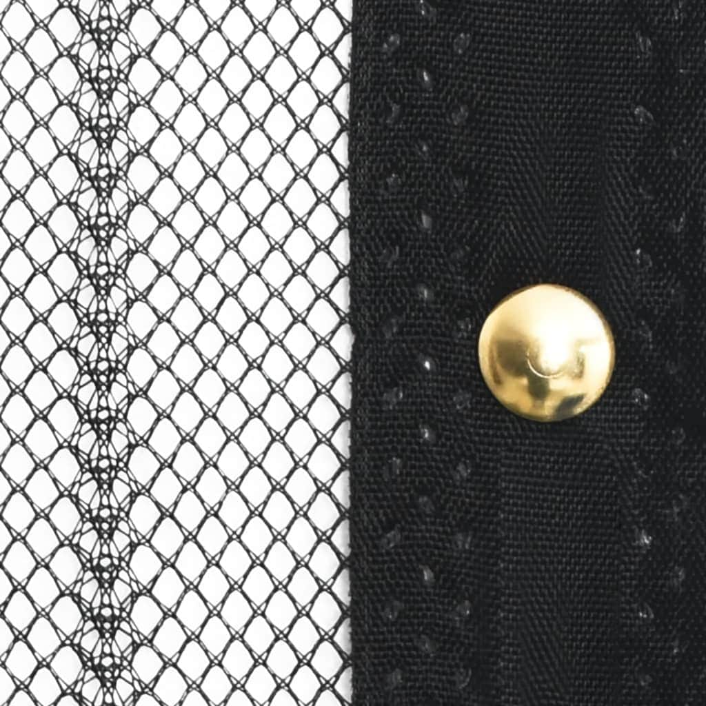 Insect Door Curtain 2 pcs Magnet Black - Simple deals